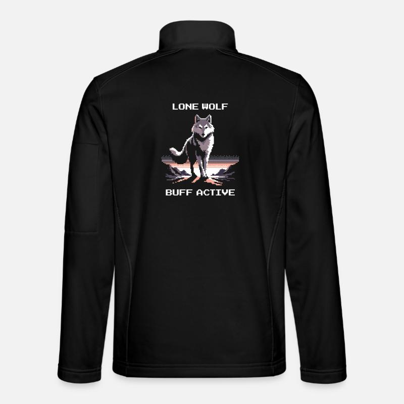 Lone Wolf active | Wolf Power - Unisex Softshell Jacket - black