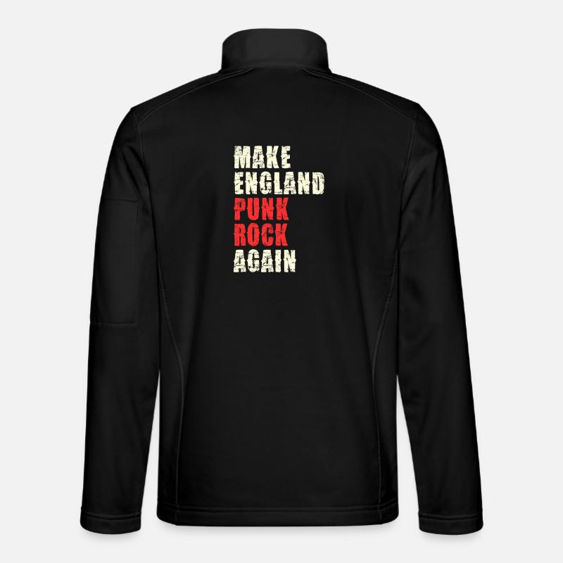 Make England Punk Rock Again - Unisex Softshell Jacket - black