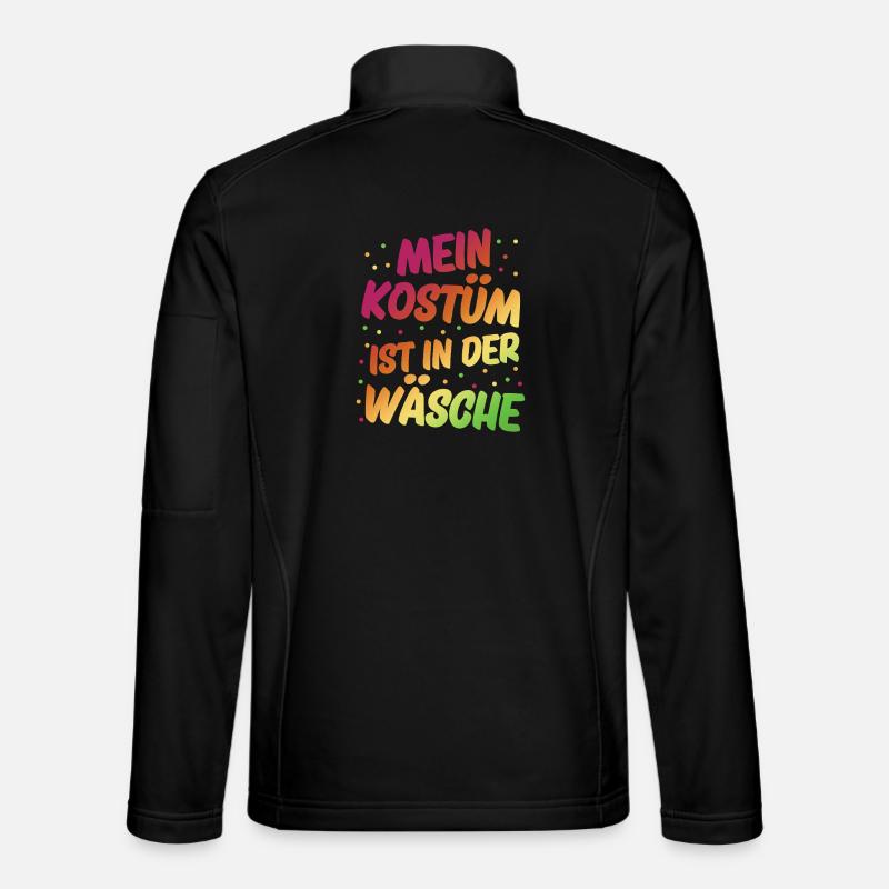 My costume is in the wash - Unisex Softshell Jacket - black