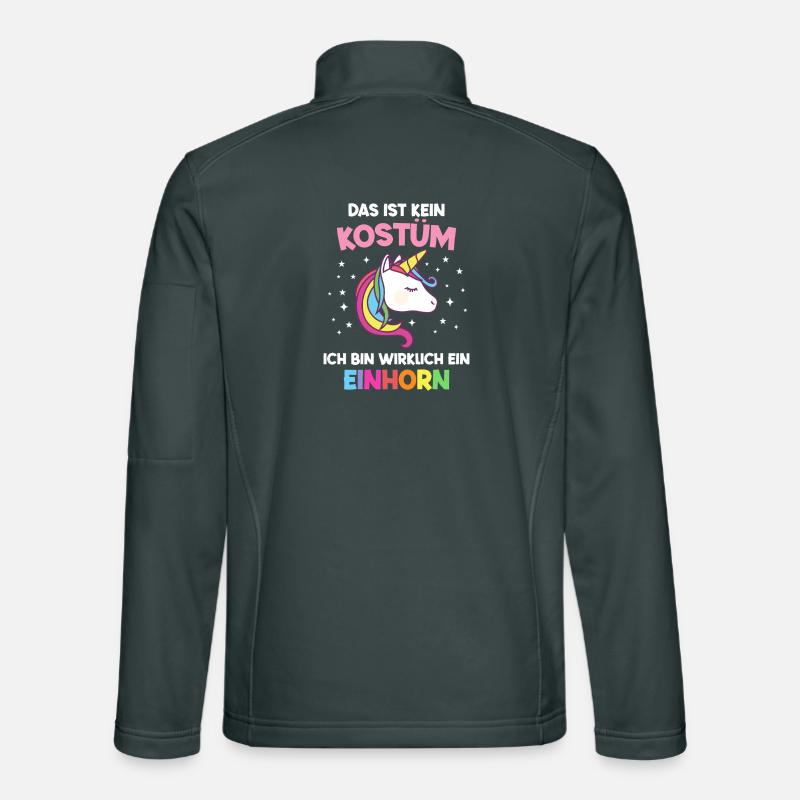 Das Ist Kein Kostüm Ich Bin Wirklich Ein Einhorn Unisex Softshelljacke
