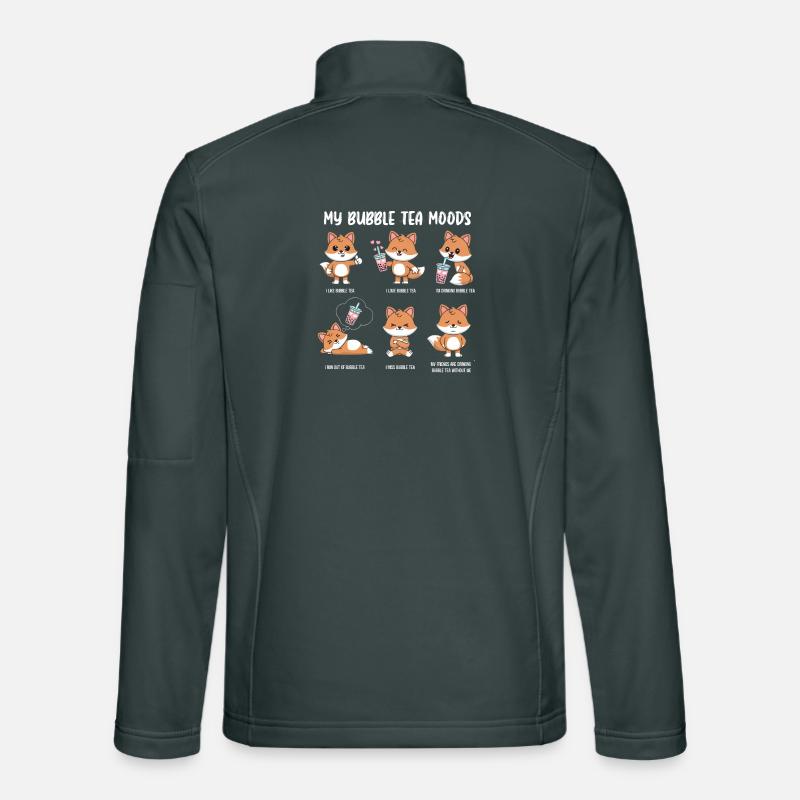 Fuchs Bubble Tea Meme Unisex Softshelljacke