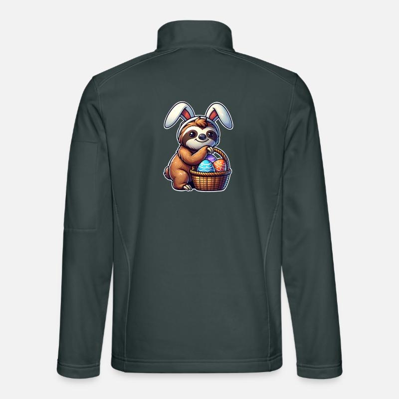 Easter Sloth Unisex Softshell Jacket