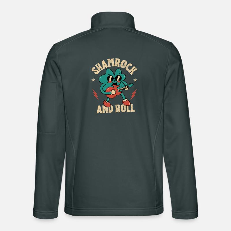 Shamrock and Roll Unisex Softshell Jacket