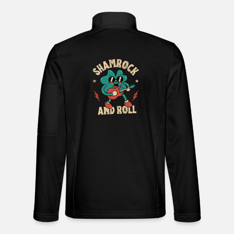 Kleeblatt und Roll - Unisex Softshelljacke - Schwarz