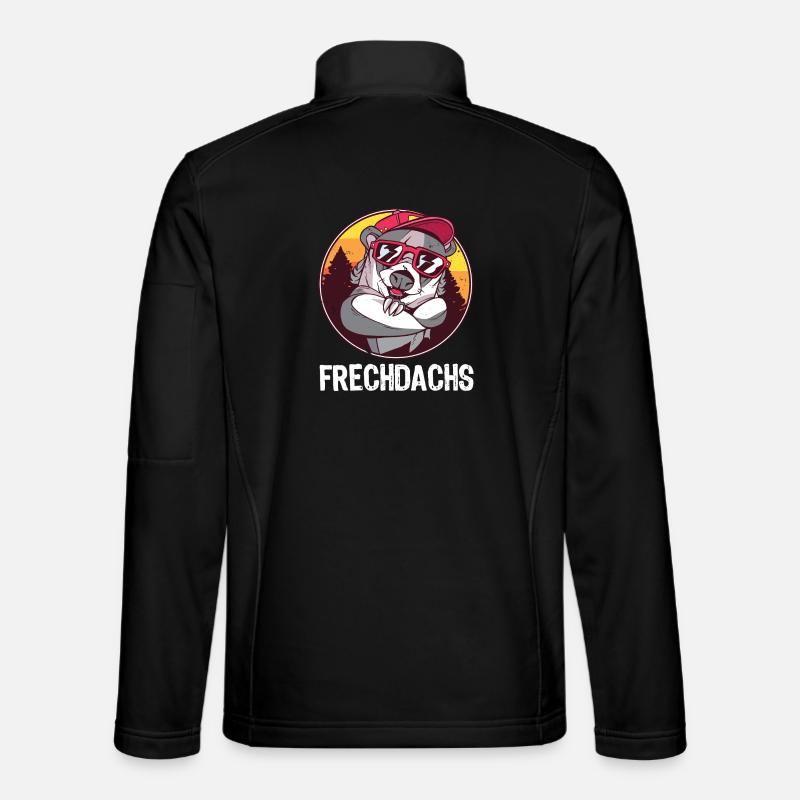 Effronté – Le Voleur Espiègle - Veste en tissu softshell Unisexe - noir