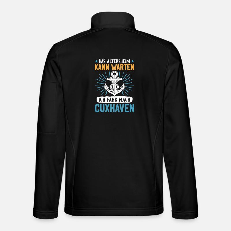 Opa ALTERSHEIM KANN WARTEN ICH FAHR NACH - Unisex Softshelljacke - Schwarz