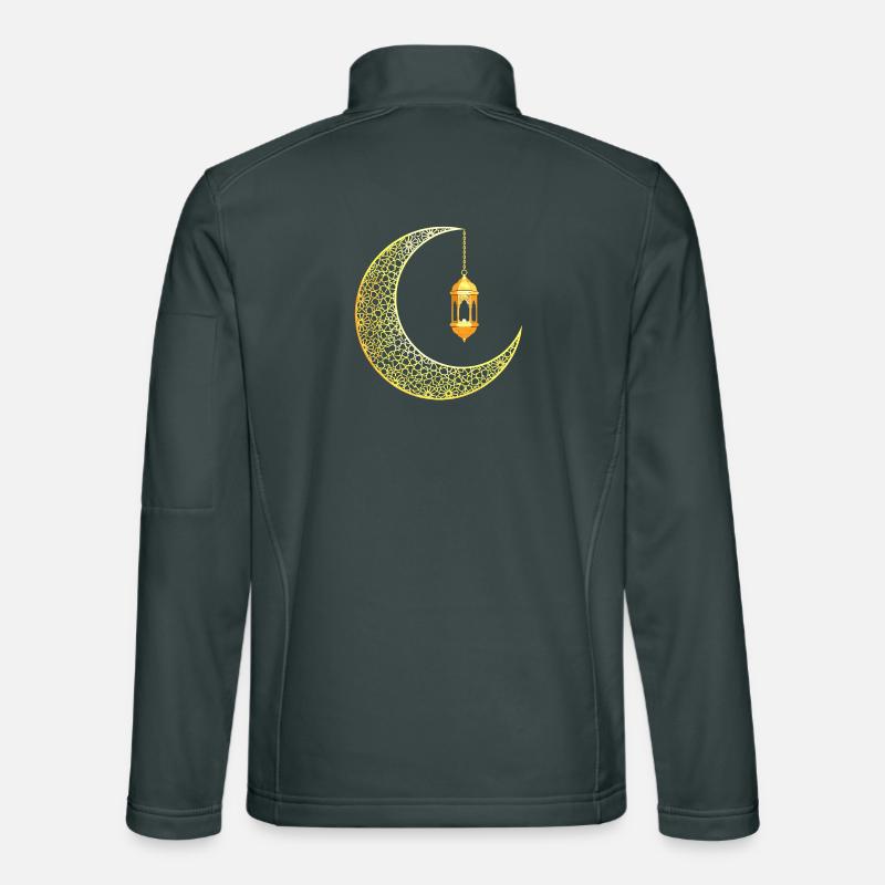 Ramadan Mondsichel Eid Mubarak Unisex Softshelljacke