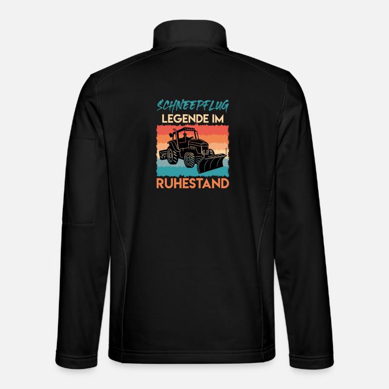Winter service SNOWPLOUGH LEGEND RETIRED Unisex Softshell Jacket