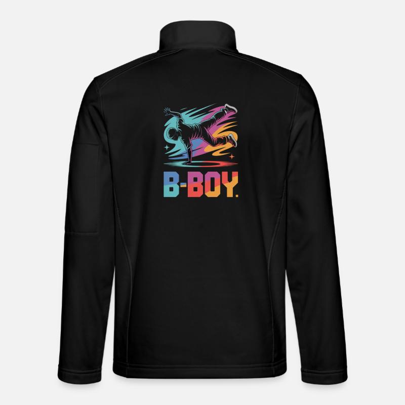 B-Boy Breakdance Streetstyle Breakdancer - Unisex Softshelljacke - Schwarz