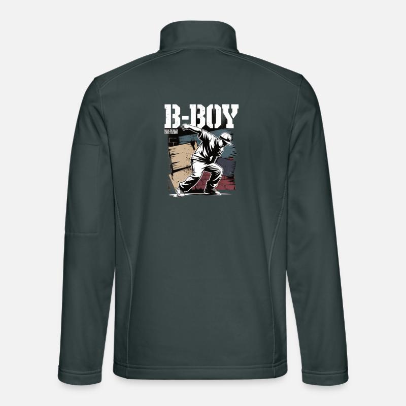 B-Boy Breakdance Streetstyle Breakdancer Unisex Softshell Jacket