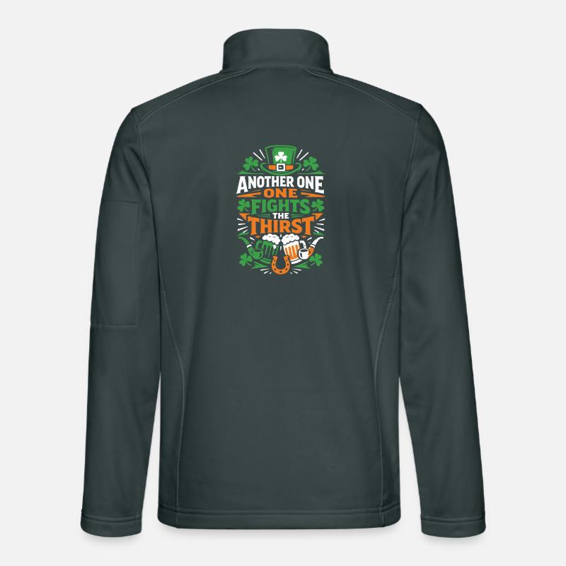 Another one fights the thirst | St Patrick's Day Unisex Softshell Jacket
