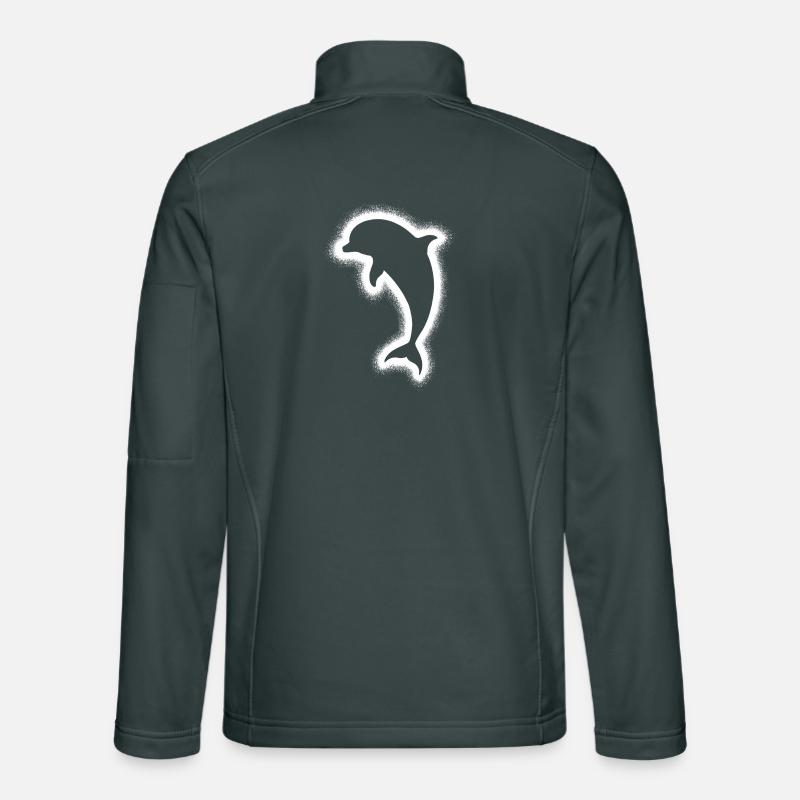 Dolphin Dolphin Kids Men Boys Bottlenose dolphin Unisex Softshell Jacket
