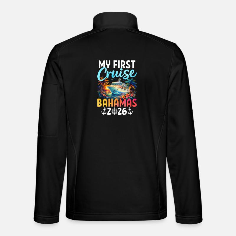 My First Cruise Bahamas 2026 - Unisex Softshell Jacket - black