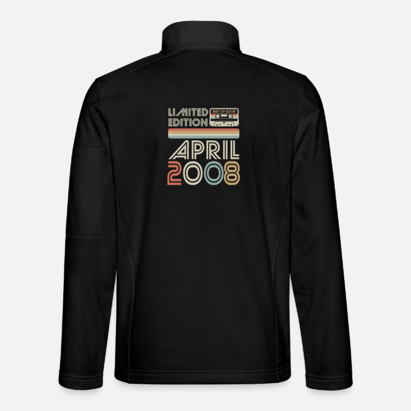 Limited Edition April 2008 Birthday Gift - Unisex Softshell Jacket - black