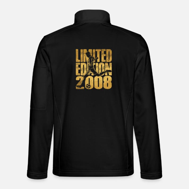 Fußball 2008 Geburtstag Limited Edition Unisex Softshelljacke