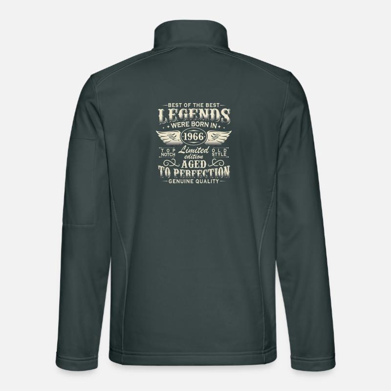 Legends 1966 Vintage 60th Birthday Gift Unisex Softshell Jacket