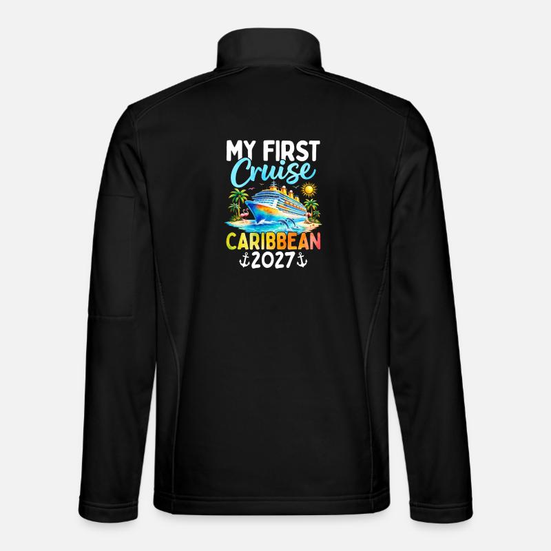 My First Cruise Caribbean 2027 - Unisex Softshell Jacket - black