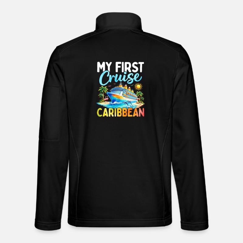 My First Cruise Caribbean - Unisex Softshell Jacket - black