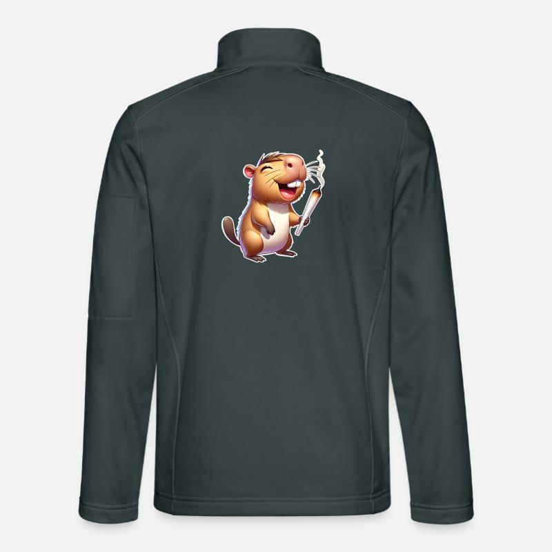Capybara Joint Weed Unisex Softshelljacke