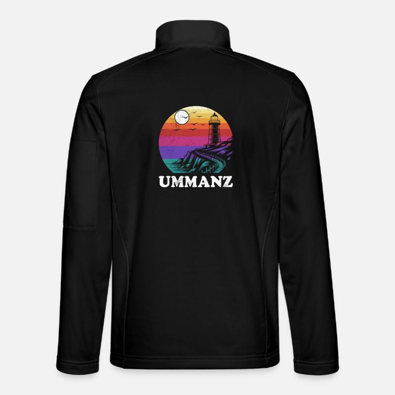 Ummanz Souvenier UMMANZ Lighthouse Funny - Unisex Softshell Jacket - black