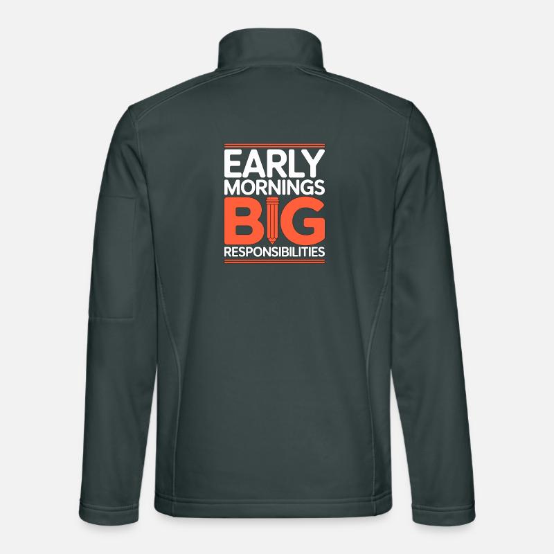 Homeroom Teacher Early Mornings Big Class Advisor Unisex Softshelljacke