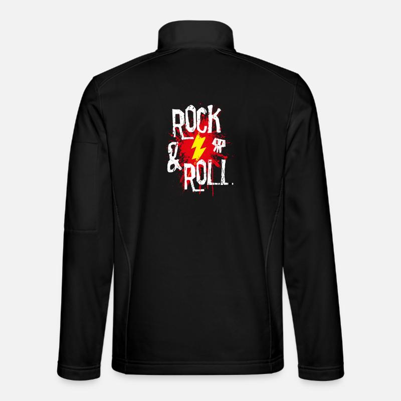 Rock 'n' Roll - Unisex Softshelljacke - Schwarz