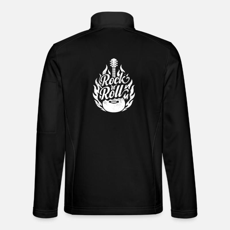 Rock 'n' Roll - Unisex Softshelljacke - Schwarz