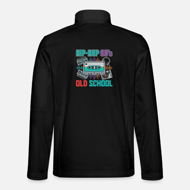 Hip Hop 90s Oldschool Retro Cassette Unisex Softshell Jacket