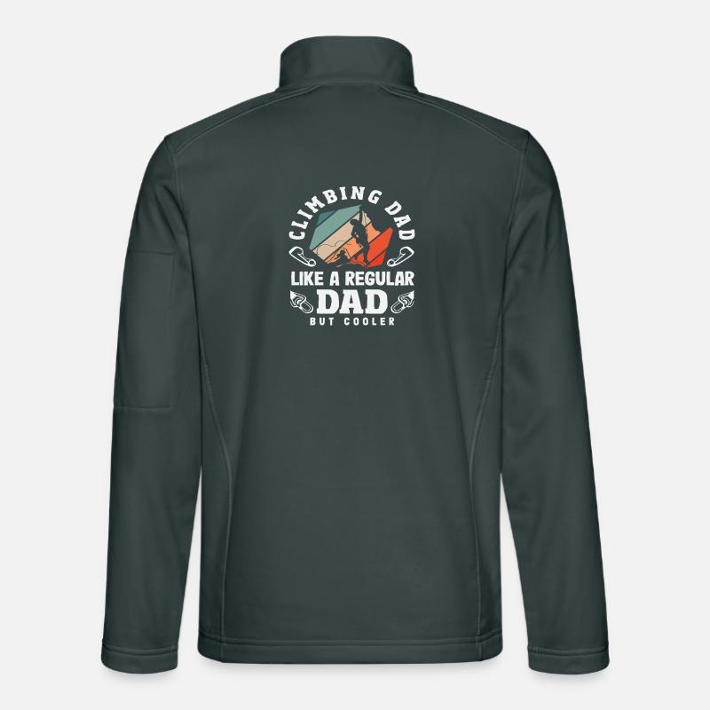 Climb dad like a normal dad, only cooler Unisex Softshell Jacket