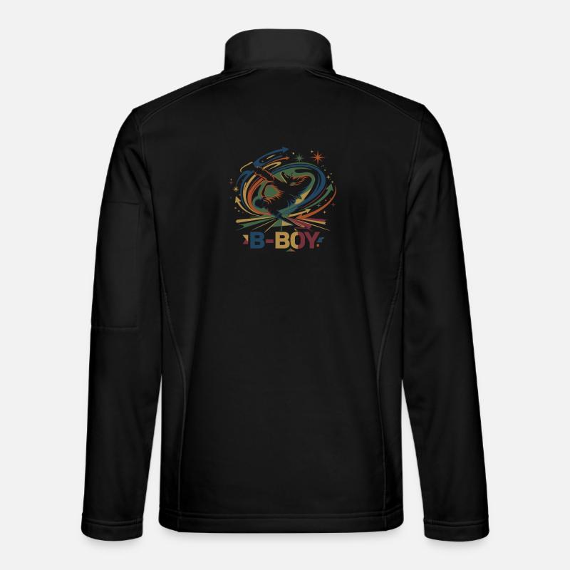 Breakdance B-Boy Graffiti Streetdance - Unisex Softshell Jacket - black