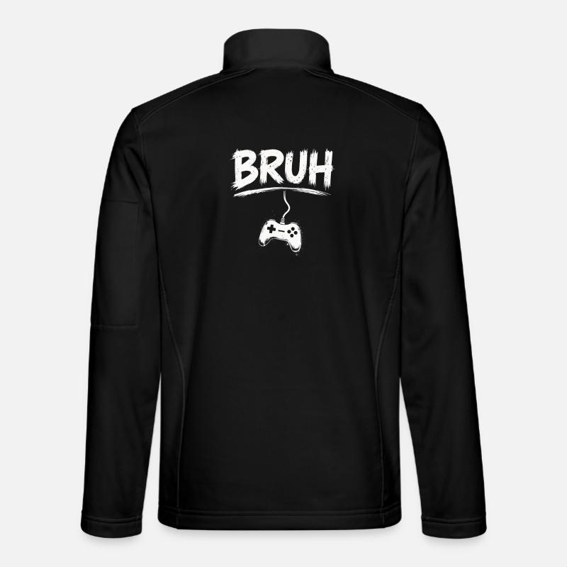 BRUH Gaming Controller Splash - Unisex Softshelljacke - Schwarz