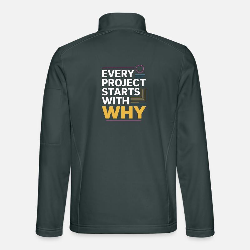 Éducateur designer : chaque projet commence Professeur d’art Veste en tissu softshell Unisexe