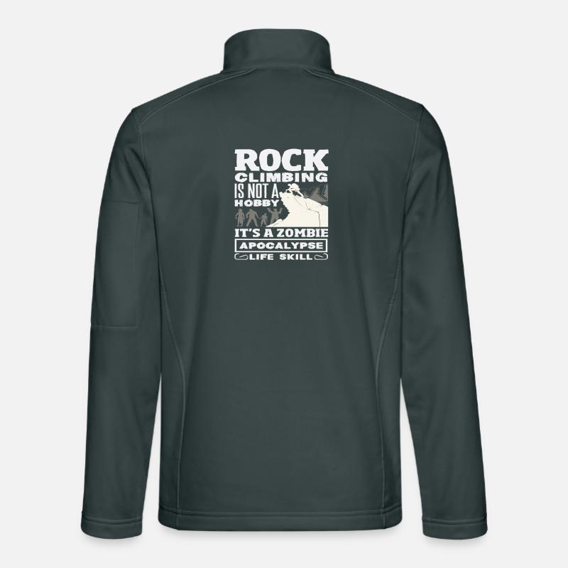 Klettern Zombie Apokalypse Überleben Unisex Softshelljacke