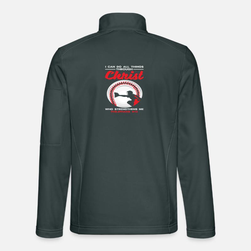 All things I can do through Christ Baseball Unisex Softshell Jacket