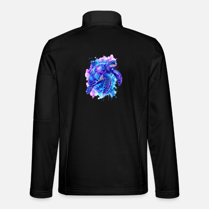 Sea turtle, turtle, water turtle Unisex Softshell Jacket