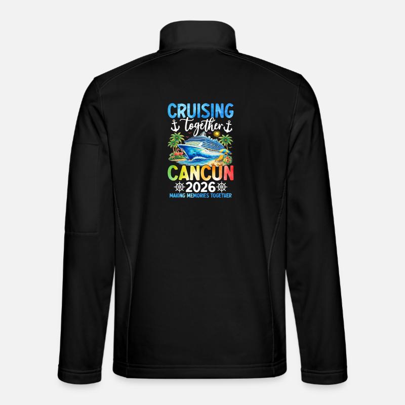 Cruising Together Cancun 2026 - Unisex Softshelljacke - Schwarz
