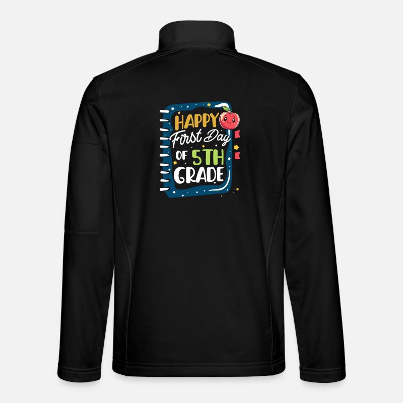 Fifth Grade 5th Grade - Unisex Softshell Jacket - black