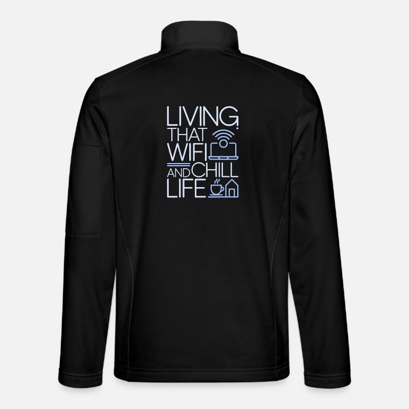 Remote Developer Living That WiFi Web Developer Unisex Softshelljacke