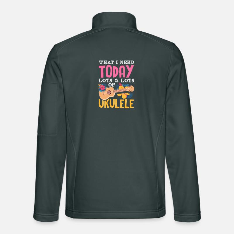 All I Need Is This Ukulele Hawaii Musik Spieler Unisex Softshelljacke