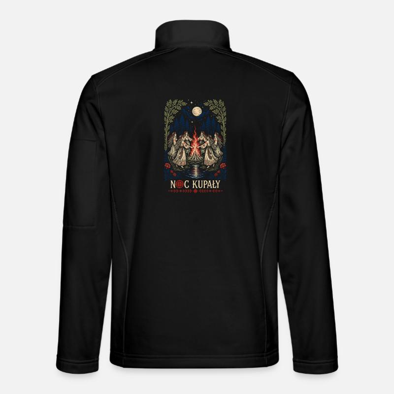 Noc Kupaly Fire Dance Unisex Softshell Jacket