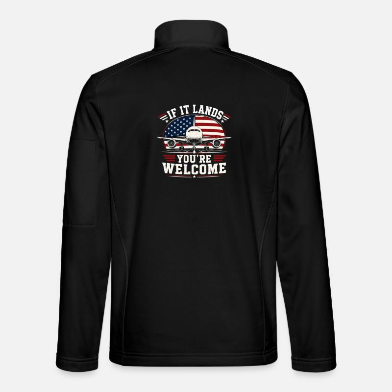 Luftfahrt Techniker Flugzeug Wartung - Unisex Softshelljacke - Schwarz