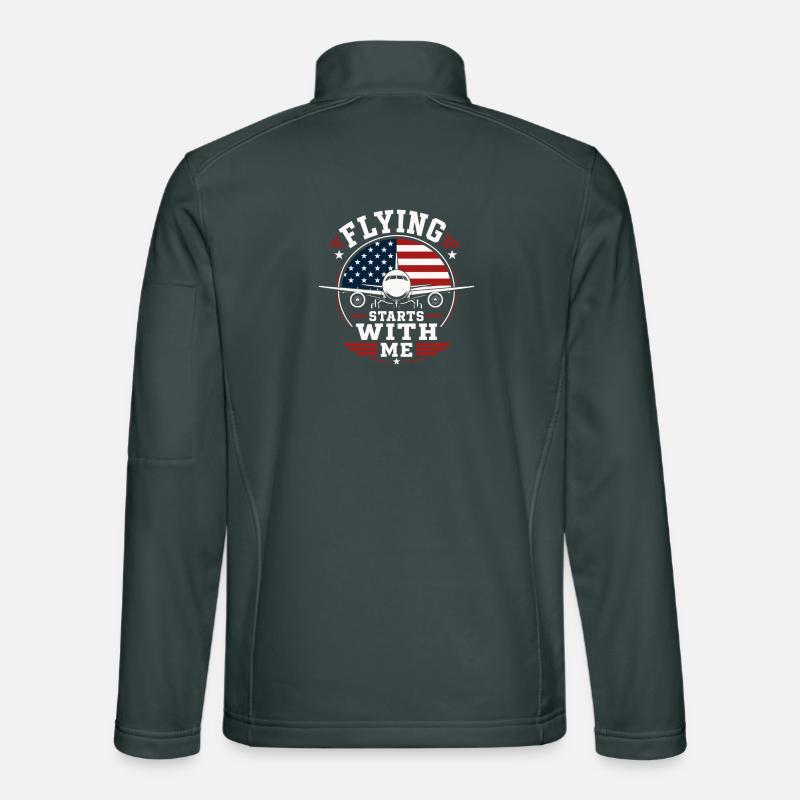 Aircraft Mechanics Aviation Technology Unisex Softshell Jacket