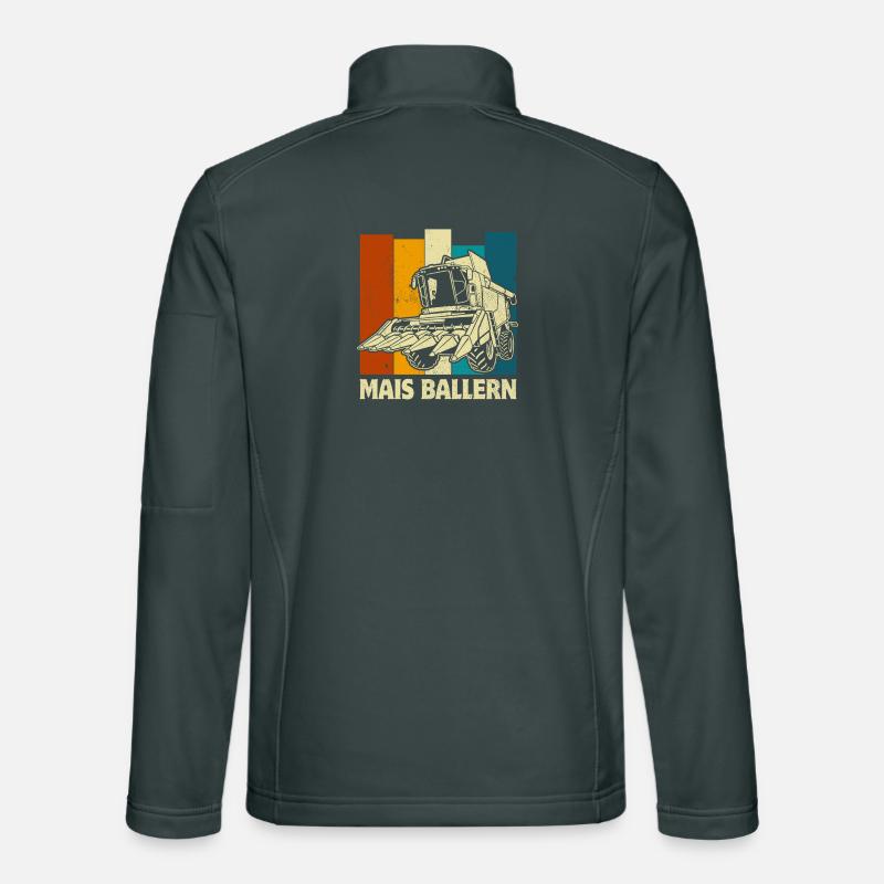 Mais | Maisernte | Maiskolben Unisex Softshelljacke