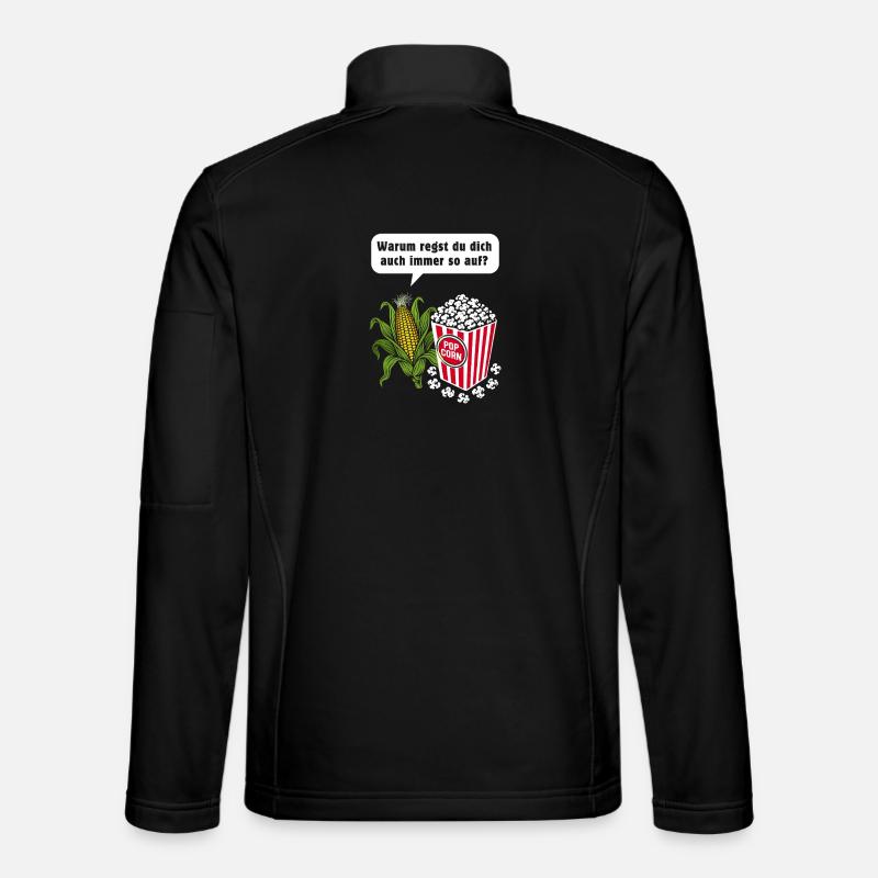 Mais & Popcorn Wortwitz Unisex Softshelljacke
