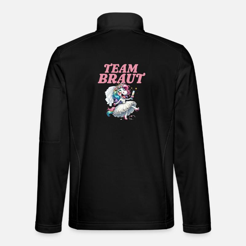 Team Braut Junggesellinnenabschied - Unisex Softshelljacke - Schwarz
