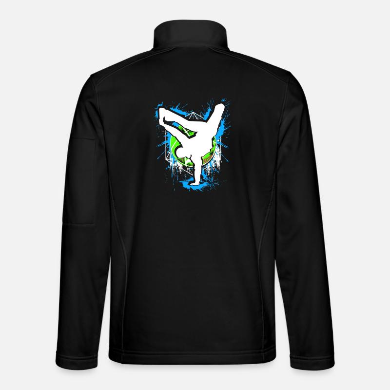 Breakdance - Breakdancer - Breakdancing - BBoy - Unisex Softshelljacke - Schwarz