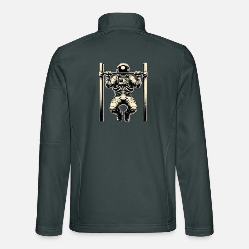 Calisthenics Astronaut Pull-ups Gift Unisex Softshell Jacket