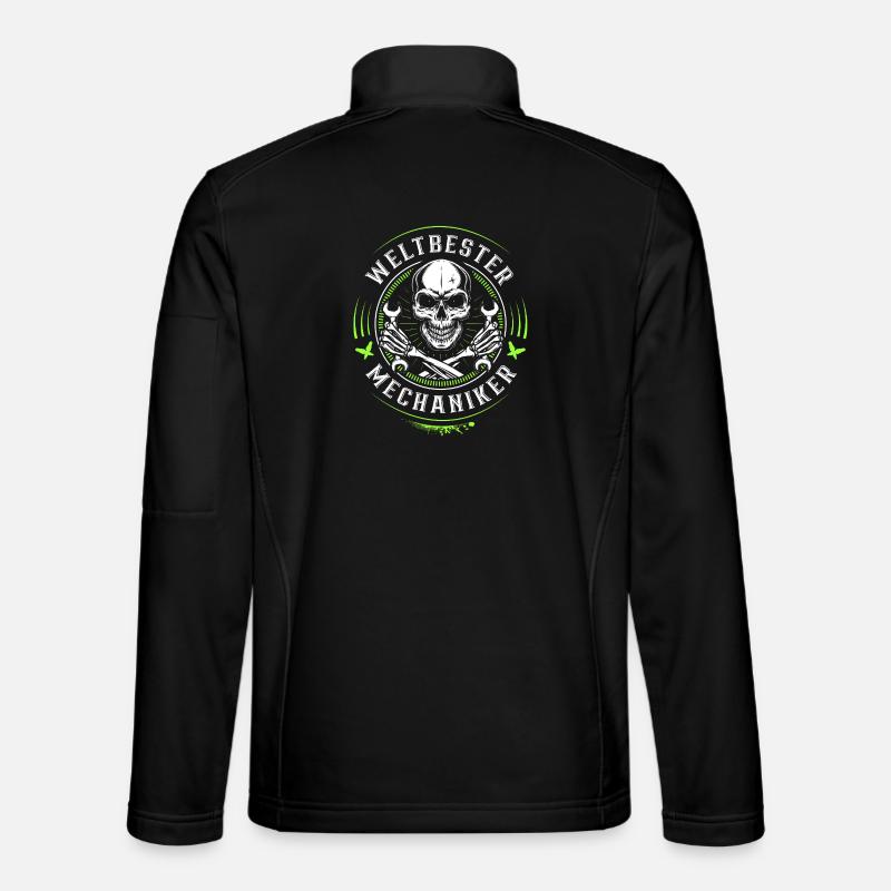 Weltbester KfZ Mechaniker - Werkstatt - Schrauber - Unisex Softshelljacke - Schwarz