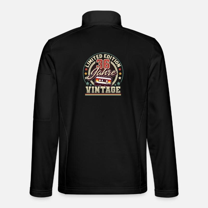 36th Birthday - Unisex Softshell Jacket - black
