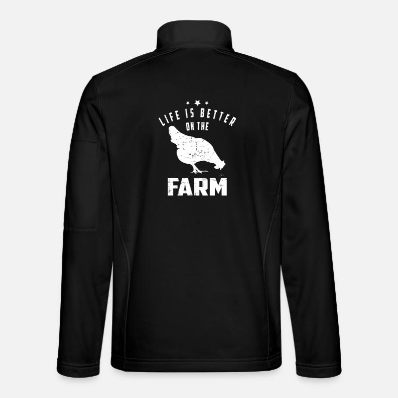 Bauernhof Leben Unisex Softshelljacke